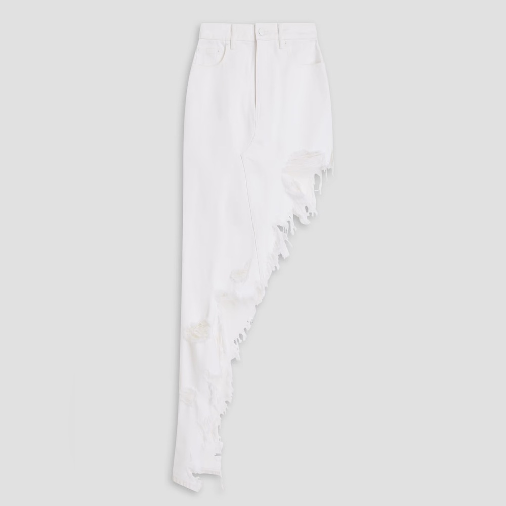 Alexander Wang Asymmetrical Denim Skirt